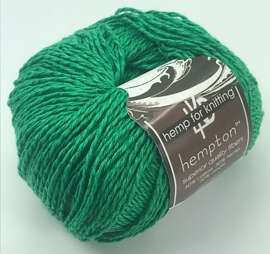 Hemp and Cotton Blend - Hempton - Emerald image 0